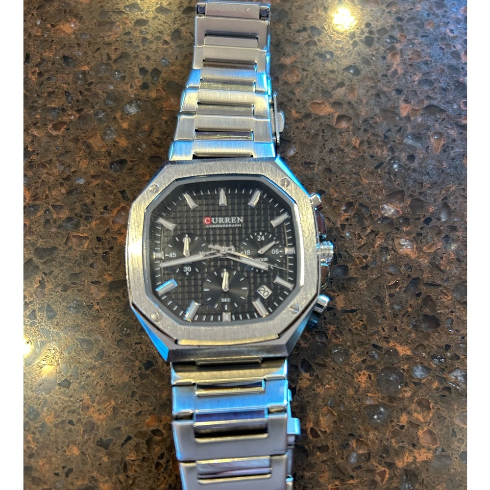 Curren Mens Steel band watch